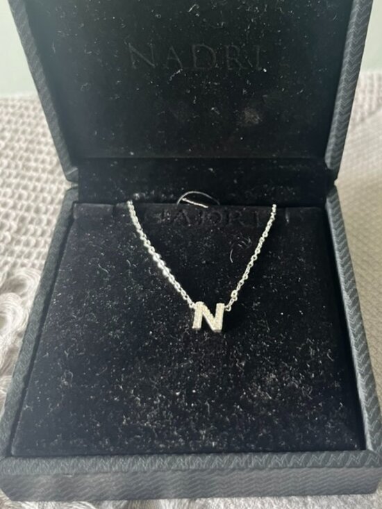 Nadri Jewelry - Nadri Letter "N" Pendant Necklace